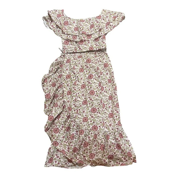 Anthropologie Forever That Girl Floral Ruffled Wrap Skirt Set Sz M NEW - Picture 6 of 7